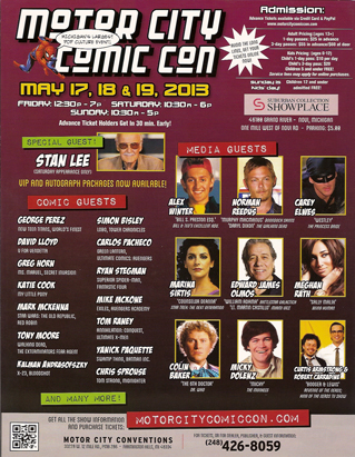 Motor City Comic Con 2013