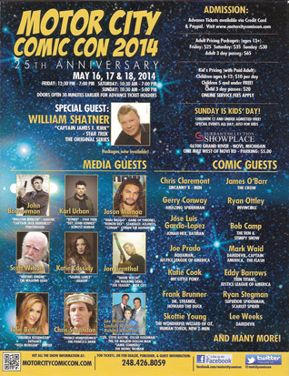 Motor City Comic Con 2014