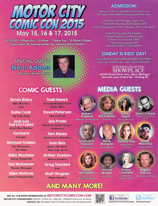 Motor City Comic Con 2015